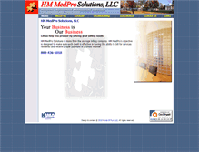 Tablet Screenshot of hmmedprosolutions.com